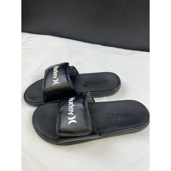 Hurley Men's Black Slides/Shoes/Sandals Size 10 SKU 3640 - Picture 2 of 5